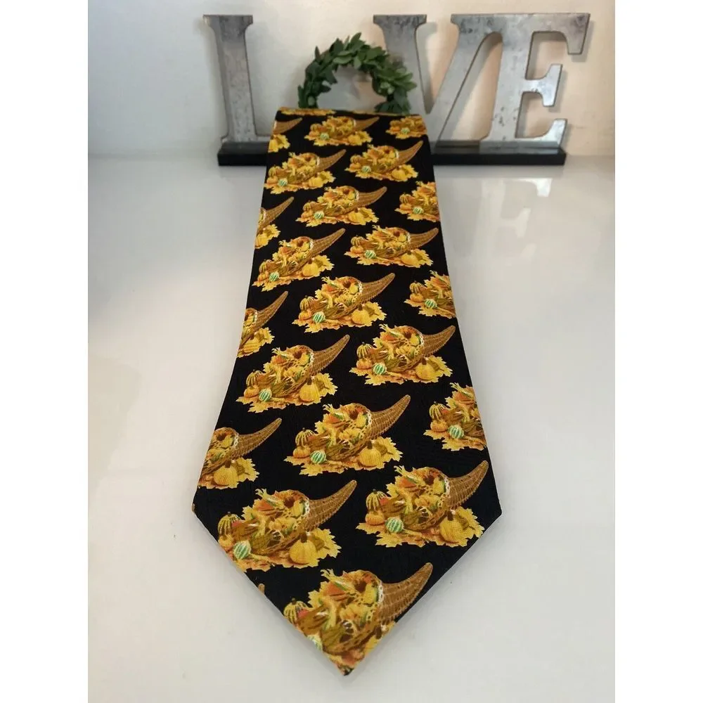 Wild Ties Cornucopia Repeat Vintage Men's 4